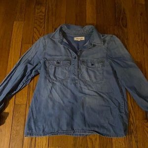 Chambray Madewell top